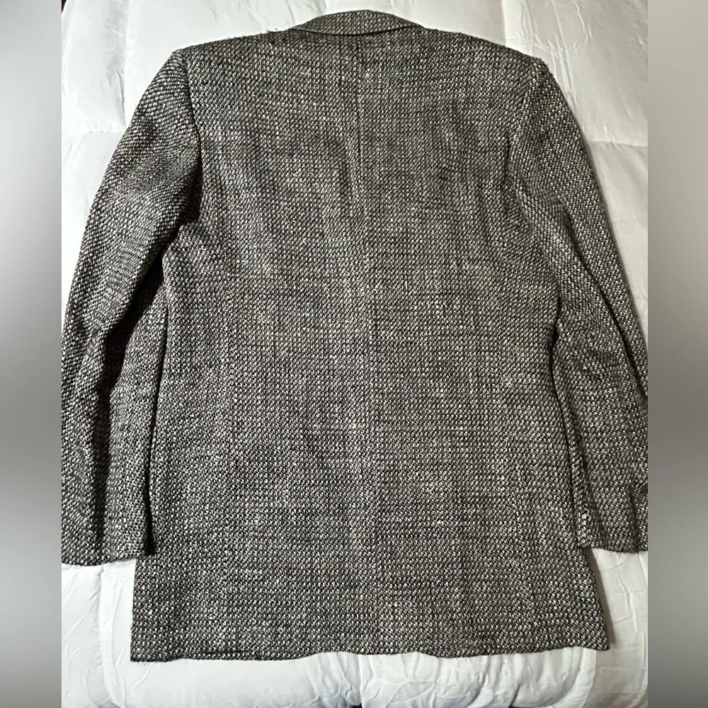 Brioni Roman Style Wool Silk Blazer Sport Coat Textured